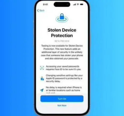 山亭苹果授权维修店分享被盗设备保护功能开启方法 