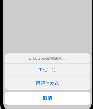 山亭apple维修iPhone上无法正常发送iMessage信息