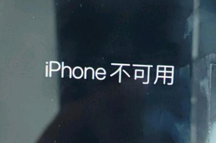 山亭苹果服务网点分享锁屏界面显示“iPhone 不可用”如何解决 